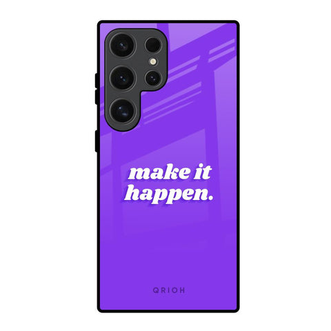 Make it Happen Samsung Galaxy S24 Ultra 5G Glass Back Cover Online