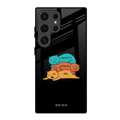 Anxiety Stress Samsung Galaxy S24 Ultra 5G Glass Back Cover Online