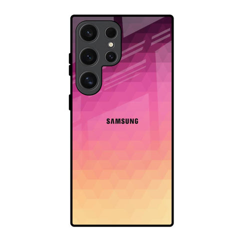 Geometric Pink Diamond Samsung Galaxy S24 Ultra 5G Glass Back Cover Online