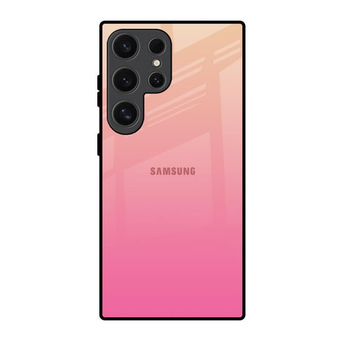 Pastel Pink Gradient Samsung Galaxy S24 Ultra 5G Glass Back Cover Online
