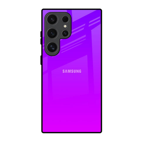 Purple Pink Samsung Galaxy S24 Ultra 5G Glass Back Cover Online