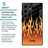 Fire Flame Glass Case for Samsung Galaxy S24 Ultra 5G