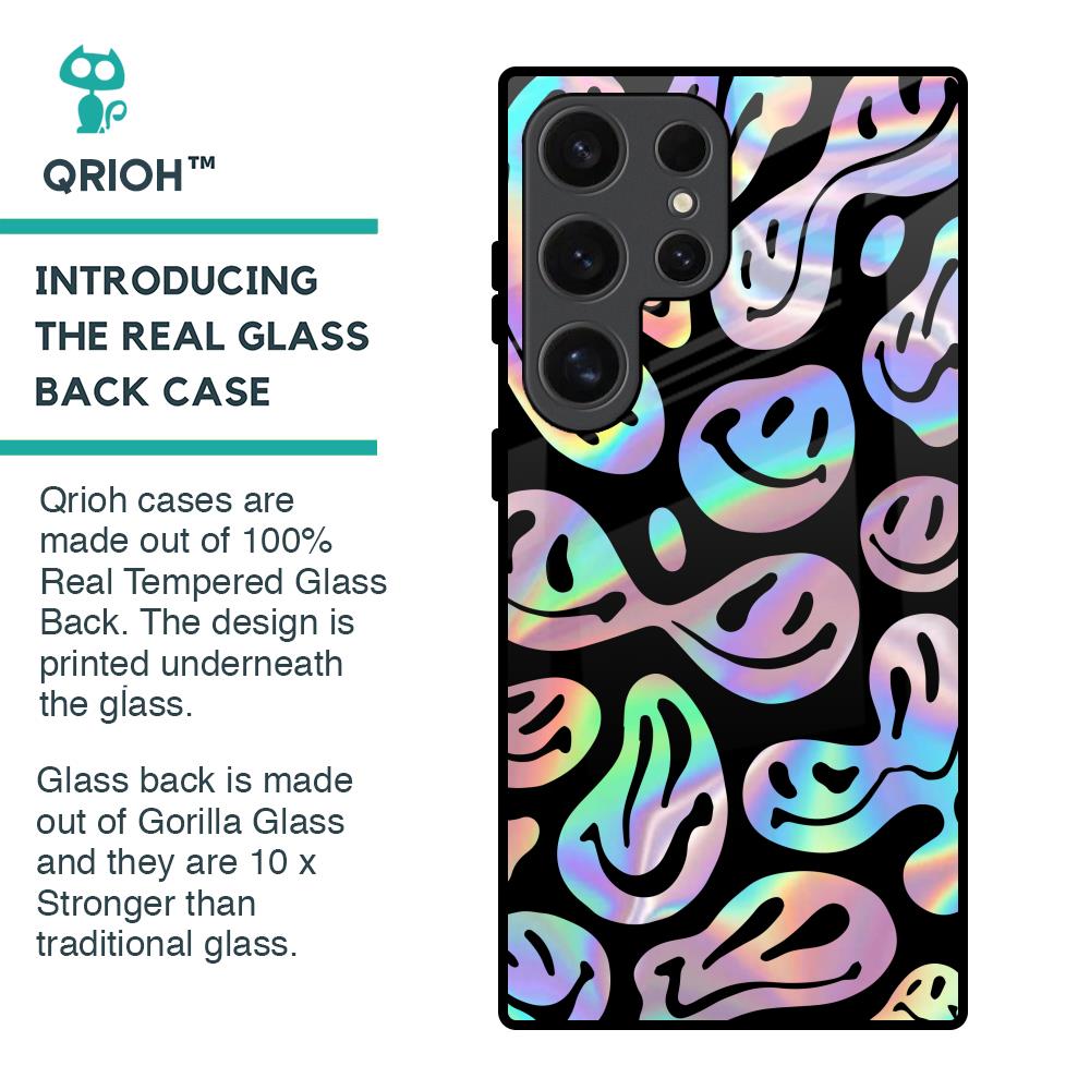Acid Smile Glass Case for Samsung Galaxy S24 Ultra 5G