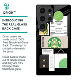 Coffee Latte Glass Case for Samsung Galaxy S24 Ultra 5G