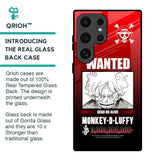 Luffy Wanted Glass Case for Samsung Galaxy S24 Ultra 5G