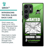 Zoro Wanted Glass Case for Samsung Galaxy S24 Ultra 5G