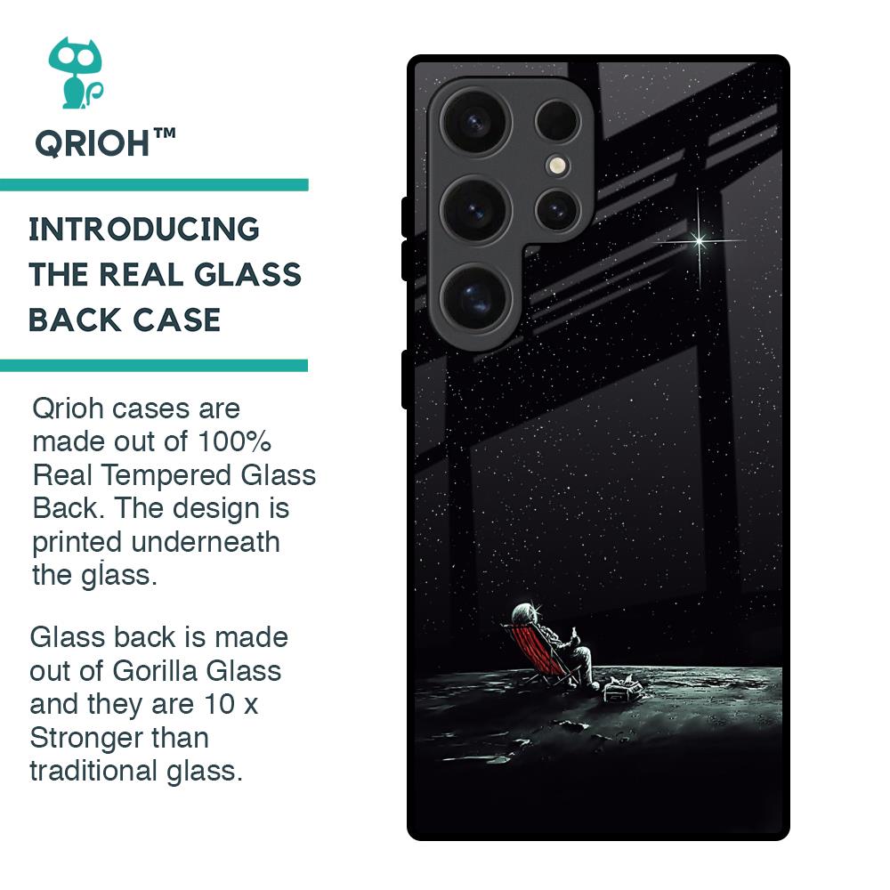 Relaxation Mode On Glass Case For Samsung Galaxy S24 Ultra 5G