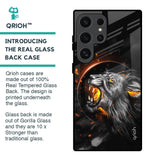 Aggressive Lion Glass Case for Samsung Galaxy S24 Ultra 5G