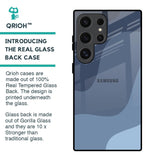 Navy Blue Ombre Glass Case for Samsung Galaxy S24 Ultra 5G