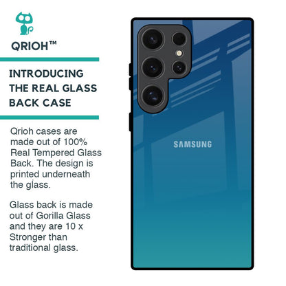 Celestial Blue Glass Case For Samsung Galaxy S24 Ultra 5G