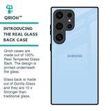 Pastel Sky Blue Glass Case for Samsung Galaxy S24 Ultra 5G