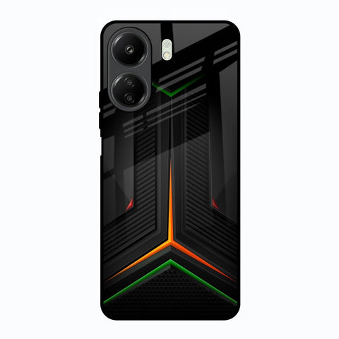 Modern Ultra Chevron Redmi 13C Glass Back Cover Online