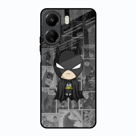 Cartoon Art Redmi 13C Glass Back Cover Online