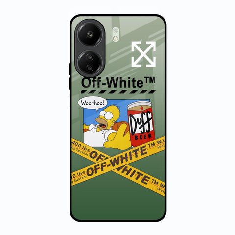 Duff Beer Redmi 13C Glass Back Cover Online