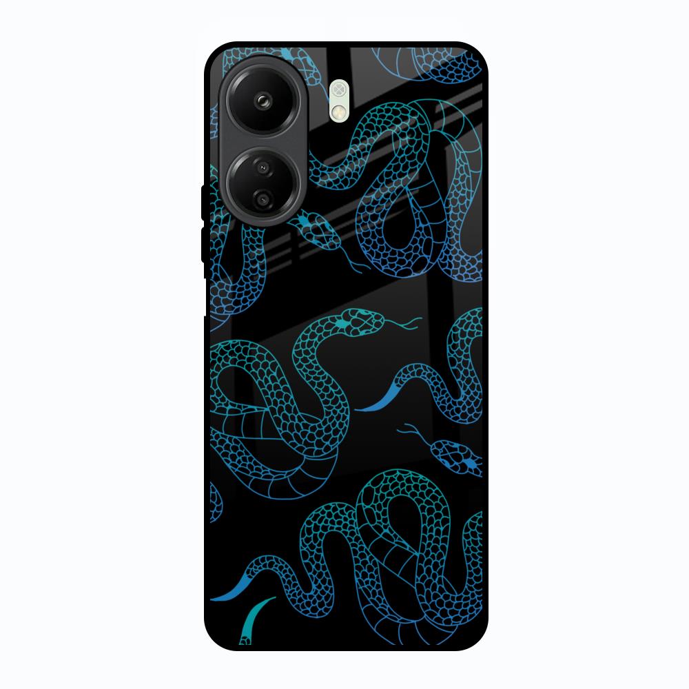 Serpentine Redmi 13C Glass Back Cover Online