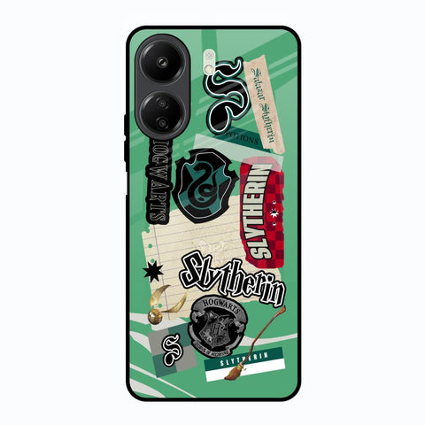 Slytherin Redmi 13C Glass Back Cover Online