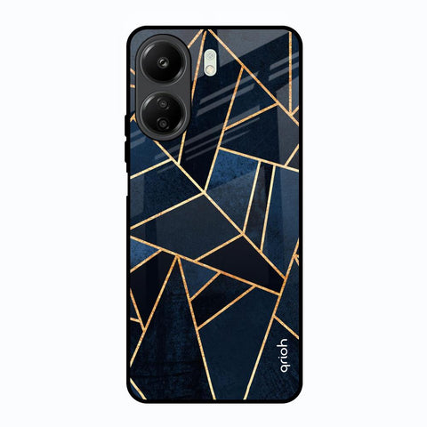 Abstract Tiles Redmi 13C Glass Back Cover Online