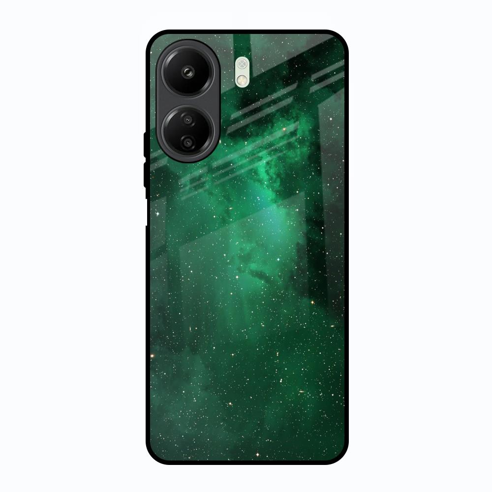 Emerald Firefly Redmi 13C Glass Back Cover Online
