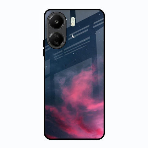 Moon Night Redmi 13C Glass Back Cover Online