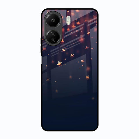 Falling Stars Redmi 13C Glass Back Cover Online