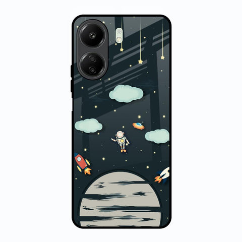 Astronaut Dream Redmi 13C Glass Back Cover Online