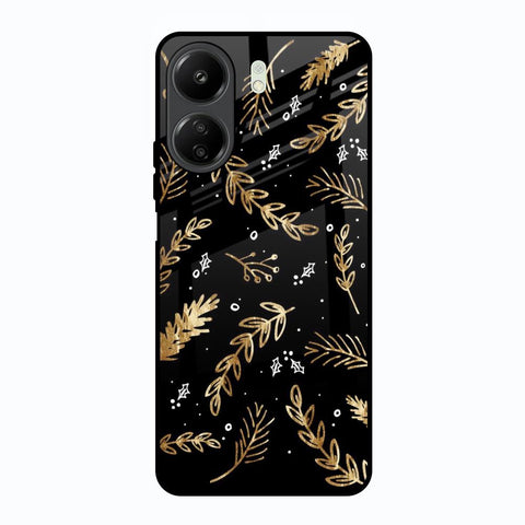 Autumn Leaves Redmi 13C Glass Back Cover Online