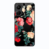 Floral Bunch Redmi 13C Glass Back Cover Online