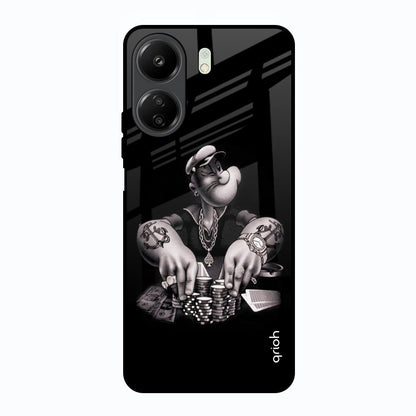 Gambling Problem Redmi 13C Glass Back Cover Online