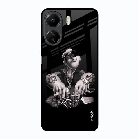 Gambling Problem Redmi 13C Glass Back Cover Online
