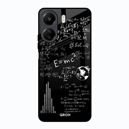 Funny Math Redmi 13C Glass Back Cover Online