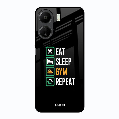 Daily Routine Redmi 13C Glass Back Cover Online