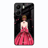 Fashion Princess Redmi 13C Glass Back Cover Online