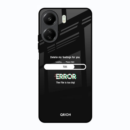 Error Redmi 13C Glass Back Cover Online