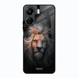 Devil Lion Redmi 13C Glass Back Cover Online