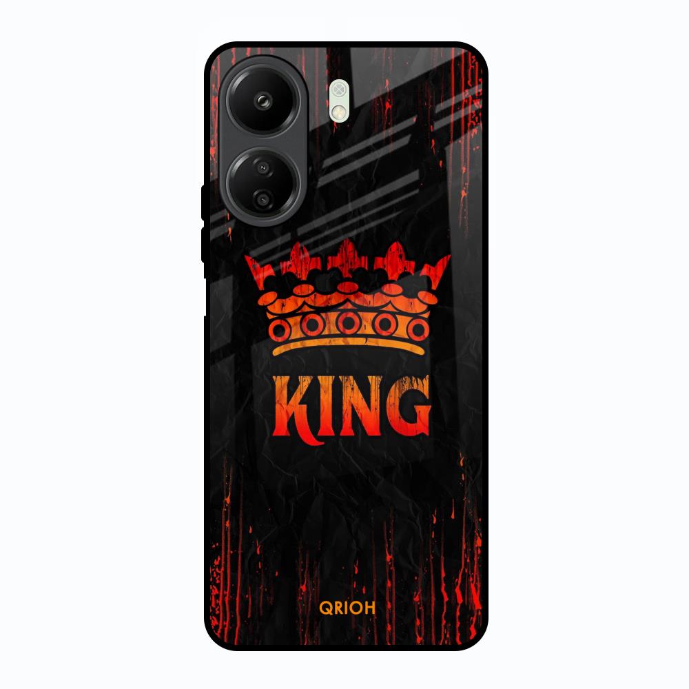 Royal King Redmi 13C Glass Back Cover Online
