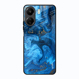 Gold Sprinkle Redmi 13C Glass Back Cover Online
