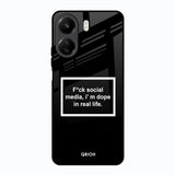 Dope In Life Redmi 13C Glass Back Cover Online