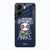 Struggling Panda Redmi 13C Glass Back Cover Online
