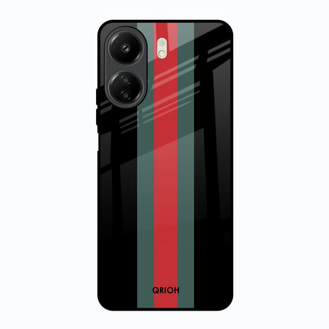 Vertical Stripes Redmi 13C Glass Back Cover Online