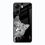 Kitten Mandala Redmi 13C Glass Back Cover Online