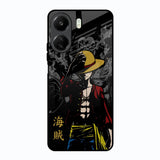 Dark Luffy Redmi 13C Glass Back Cover Online