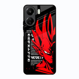 Red Vegeta Redmi 13C Glass Back Cover Online