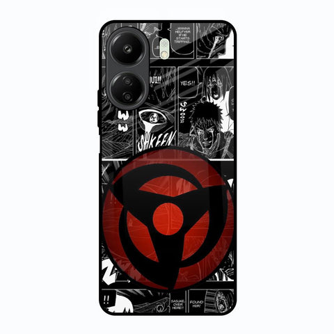 Sharingan Redmi 13C Glass Back Cover Online