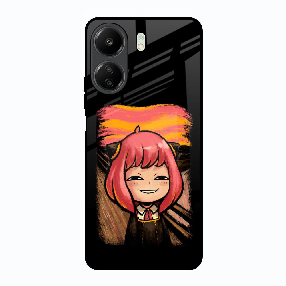 Spy X Family Redmi 13C Glass Back Cover Online