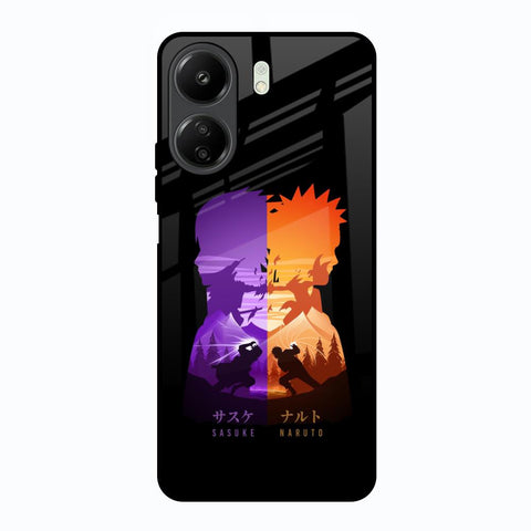 Minimalist Anime Redmi 13C Glass Back Cover Online