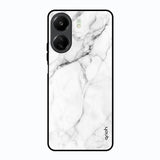 Modern White Marble Redmi 13C Glass Back Cover Online