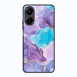 Alcohol ink Marble Redmi 13C Glass Back Cover Online
