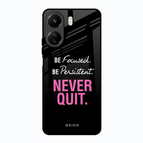 Be Focused Redmi 13C Glass Back Cover Online