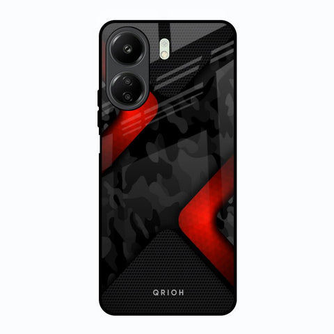 Modern Camo Abstract Redmi 13C Glass Back Cover Online