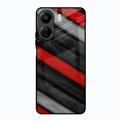 Soft Wooden Texture Redmi 13C Glass Back Cover Online